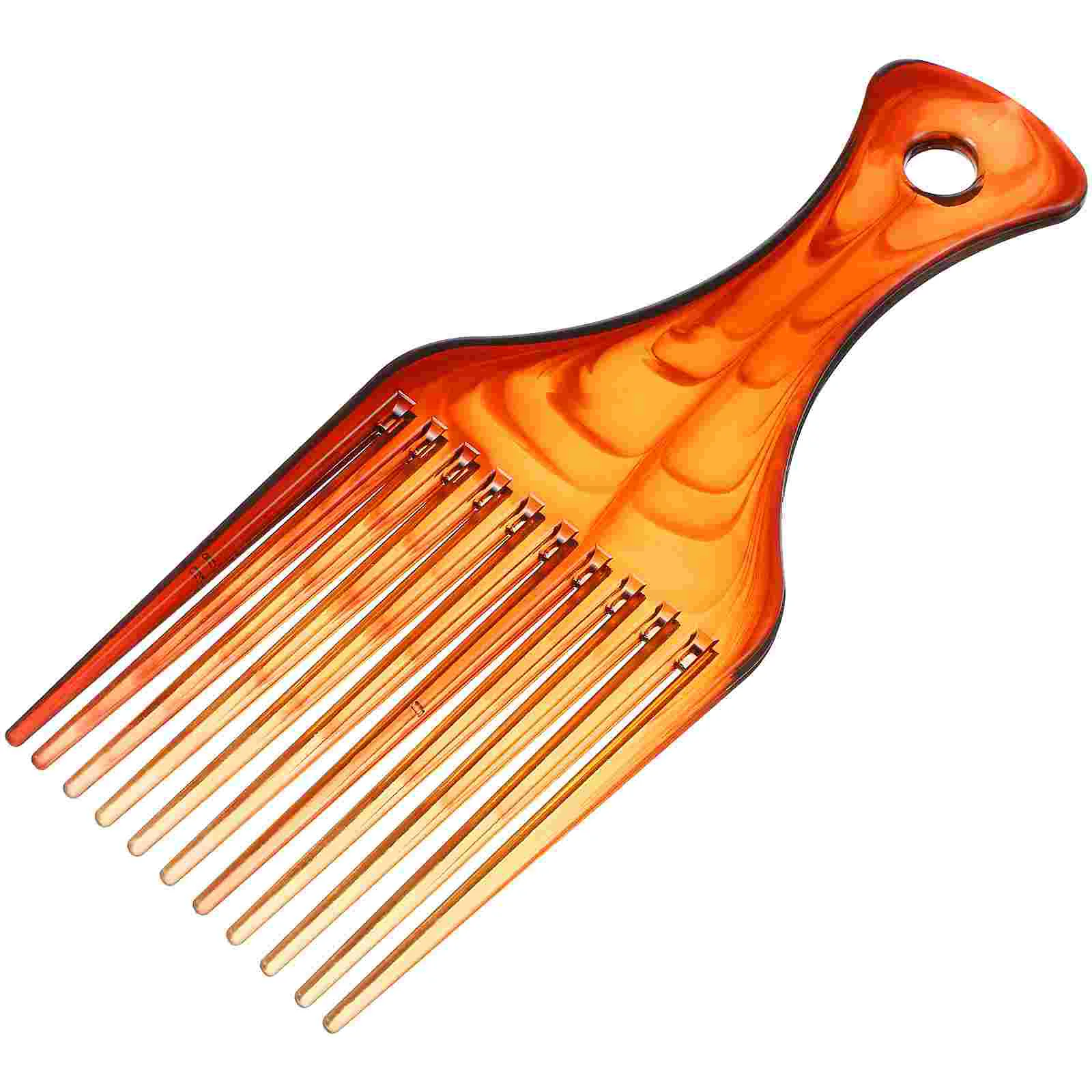 Frcolor Hair Comb Pick No Frizz Hair Lift Hair Comb Pick for Hairstyle (Coffee)