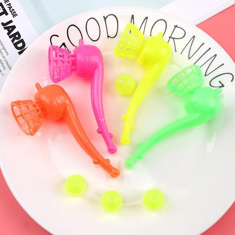 

2PCS Floating Blowing Pipe Stress Reliever Ball Game Educational Toys Preschool Learning Funny Party Supplies Birthday Presents