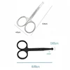 Facial Hair Scissors Professional Stainless Steel Mini Eyelash Nose Hair Remover Scissor Eyebrow Trimming Clippers Beauty Tools 2