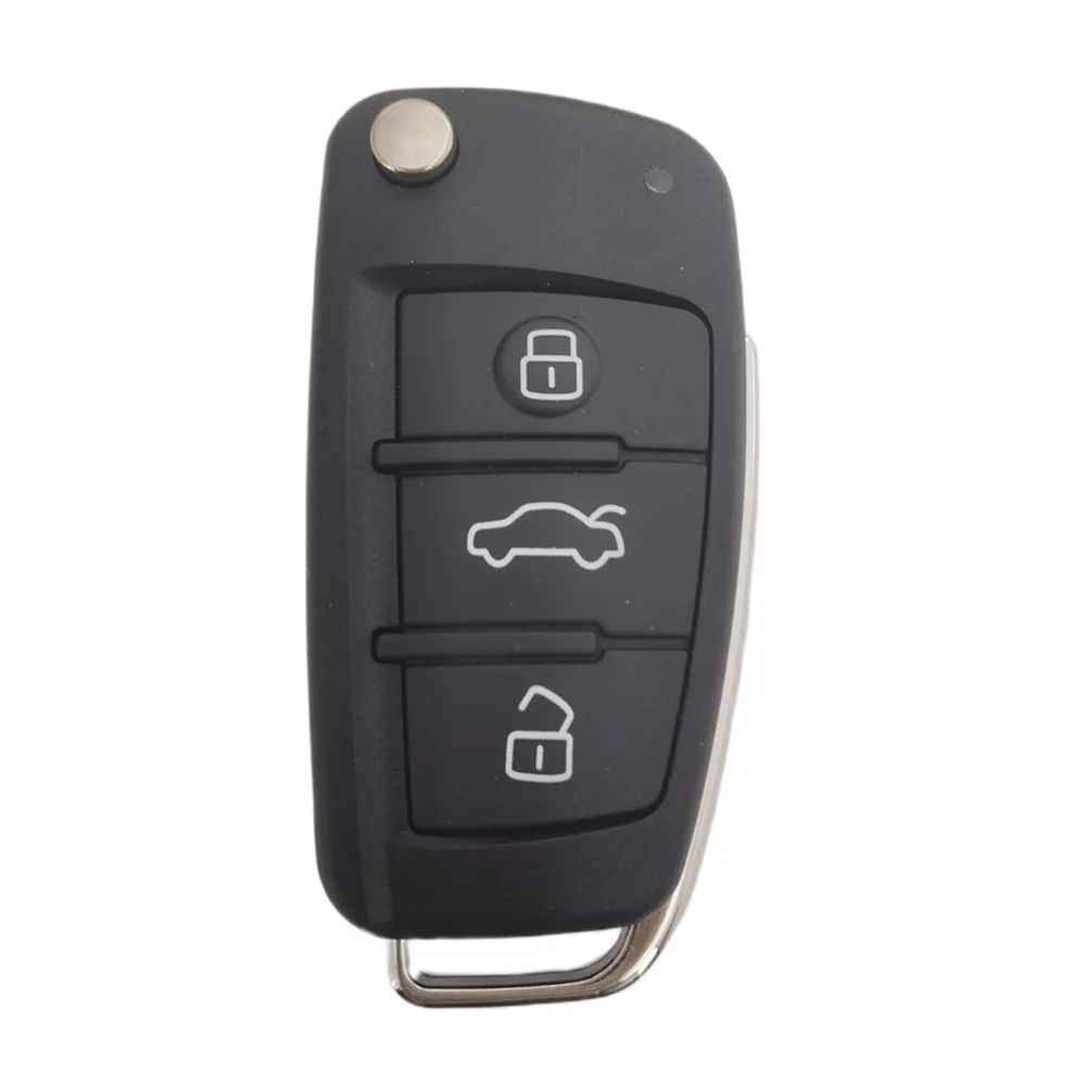 1pcs 3 Buttons Folding Flip Remote Key Shell for Audi A3 Car Key Remote Key Casing Replacement