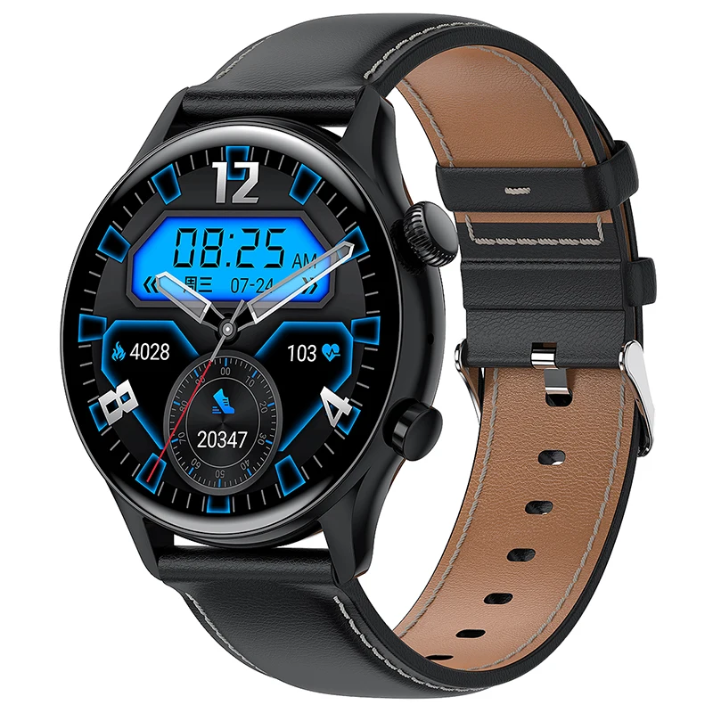2022 New 390*390 Screen Smart Watch Women Always Display The Time Bluetooth Call Smartwatch Mens Music Player For Android iOS 