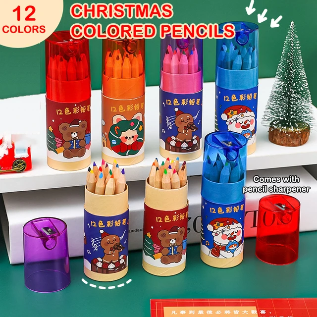 12 Pcs/Pack Lovely Mini Colored Pencil Wooden Painting Colored Pencils with  sharpener School Stationery Supplies 12 Colors - AliExpress