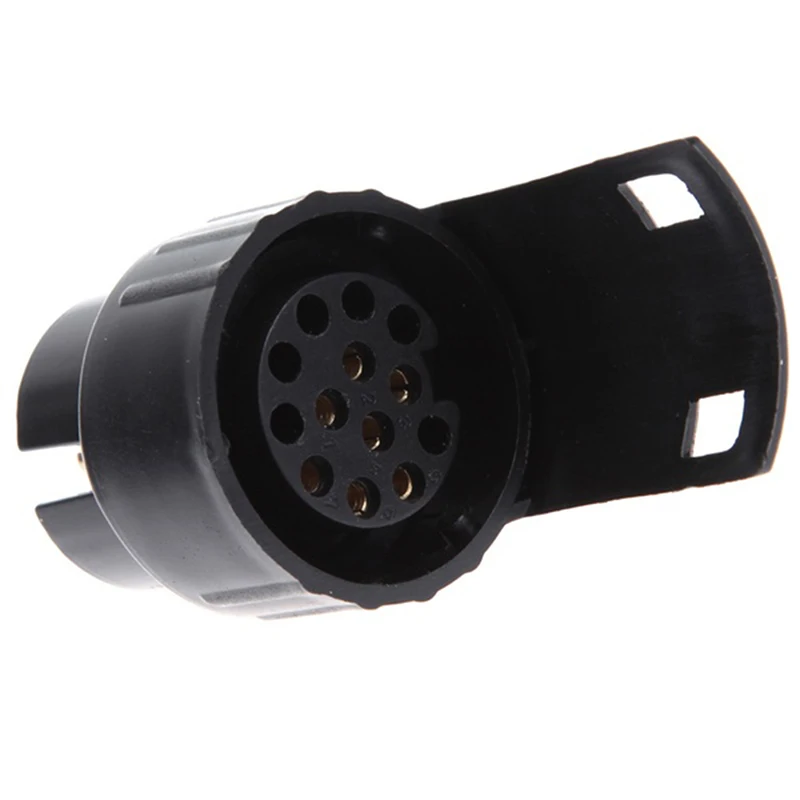 Trailer Plug Adapter 1PC 12V Plastic Towbar Towing Socket Electrical Converter 7 Pin To 13 Pin Caravan Adaptor