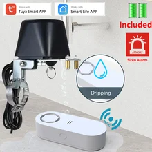 

Tuya WiFi Valve Controller Smart Scene Set with Wireless Dripping Water Leakage Detector Sensor Waterting System Sprinkler