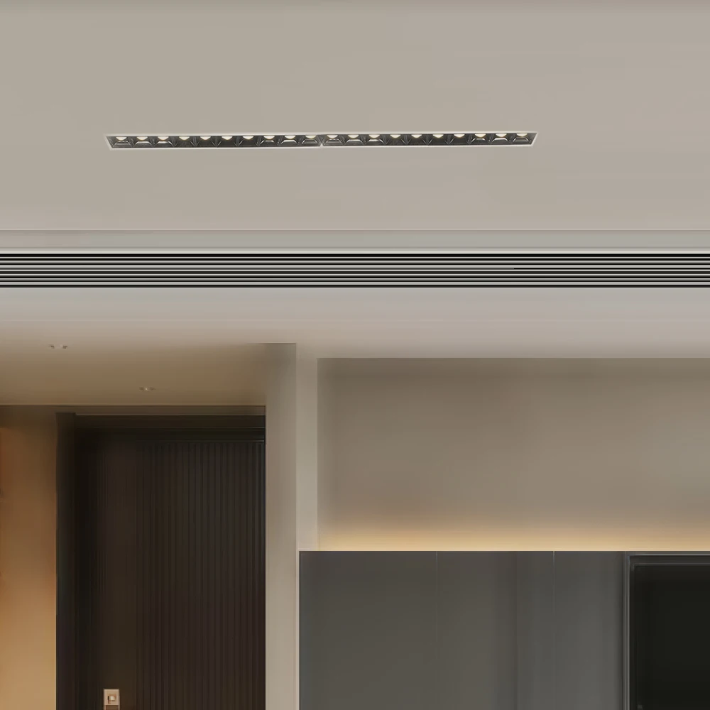無限ledスポットライト20ワットホームライン磁気ランプtrimlessダウンライト天井凹型ビーム15-30-45オフィスルームの店舗