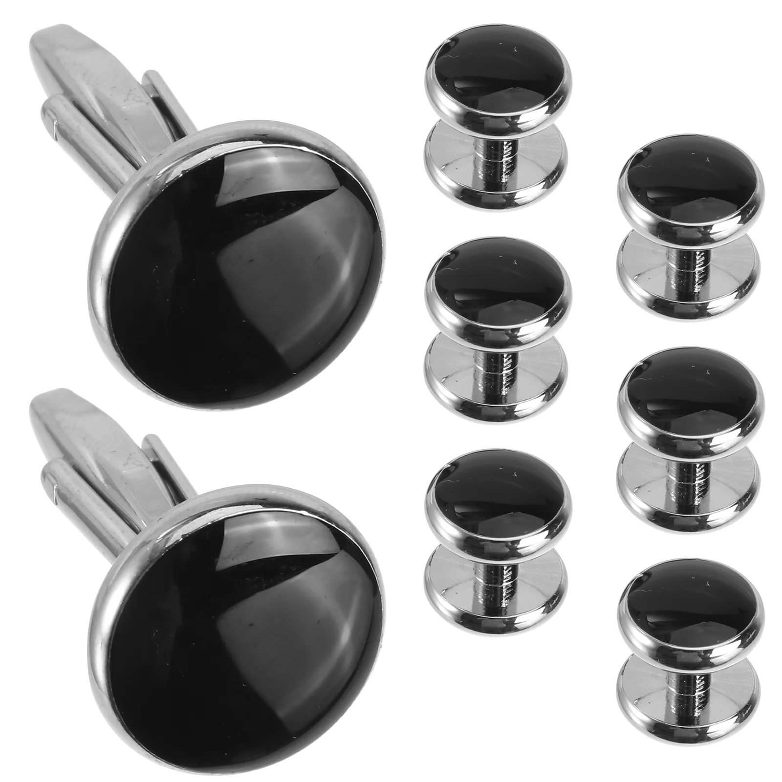 

8 Pcs Men and Women Suit Button Cufflinks Man Gold Suits for Copper Gentleman Studs