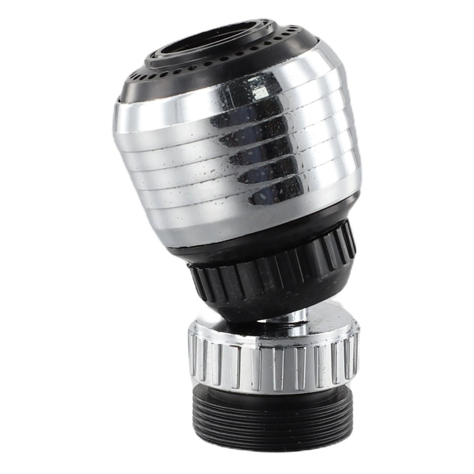 Description Picture 2 of item360 ABS =Chrome =Faucet =%Splash Nozzle %Rotate Swivel Water Saving Tap Aerator Faucet Nozzle Filter Household  Kitchen Hardware