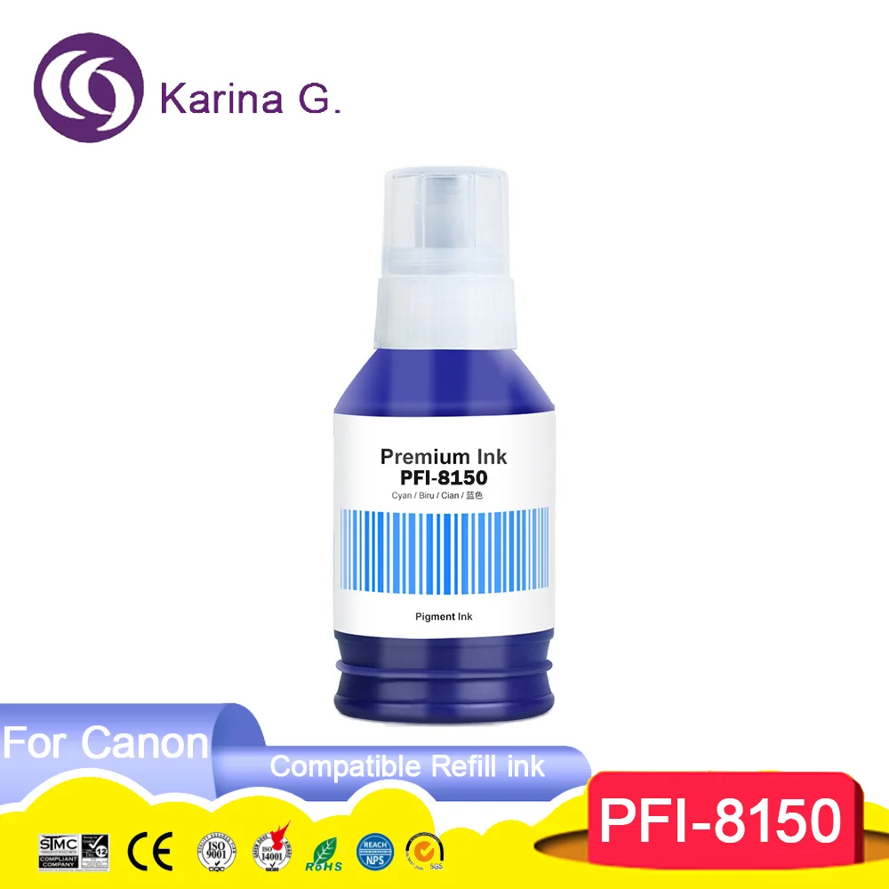 PFI-8150 PFI8150 PFI 8150 Premium Color Compatible Bottle Water Based Refill Pig