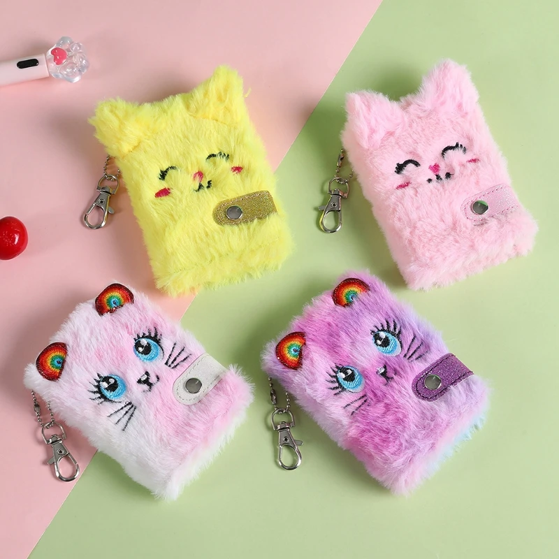 Porte-clés Décoratif Pour Carnet De Notes - Mini Carnet De Poche - Petit Porte-clés - Écriture Et Dessin - Carnet De Notes Pour Enfants Filles Et Garçons - 4 Porte-clés Miniatures/66