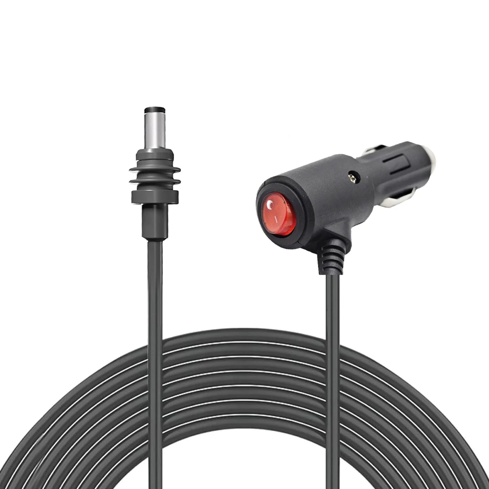 12V-24V For Starlink Mini DC Power Cable Direct To Cigaretter Adapter Power Cable Car Cigarette Lighter With On Off Switch