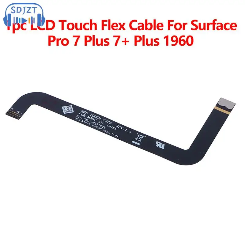 1Pc Display Lcd Touch Screen Digitizer Flex Cable Per Surface Pro 7 Plus 7 + Plus 1960 Parti Di Ricambio Del Cavo Dello Schermo