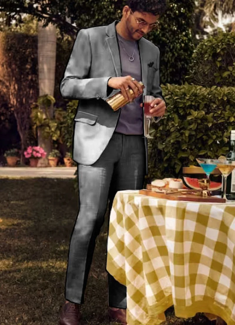 

Men's Slim Suit 2 Piece Beach Wedding Summer Casual Suit Pants Suit Costumes Elegant Suits for Men Suits High Quality 2024 Male