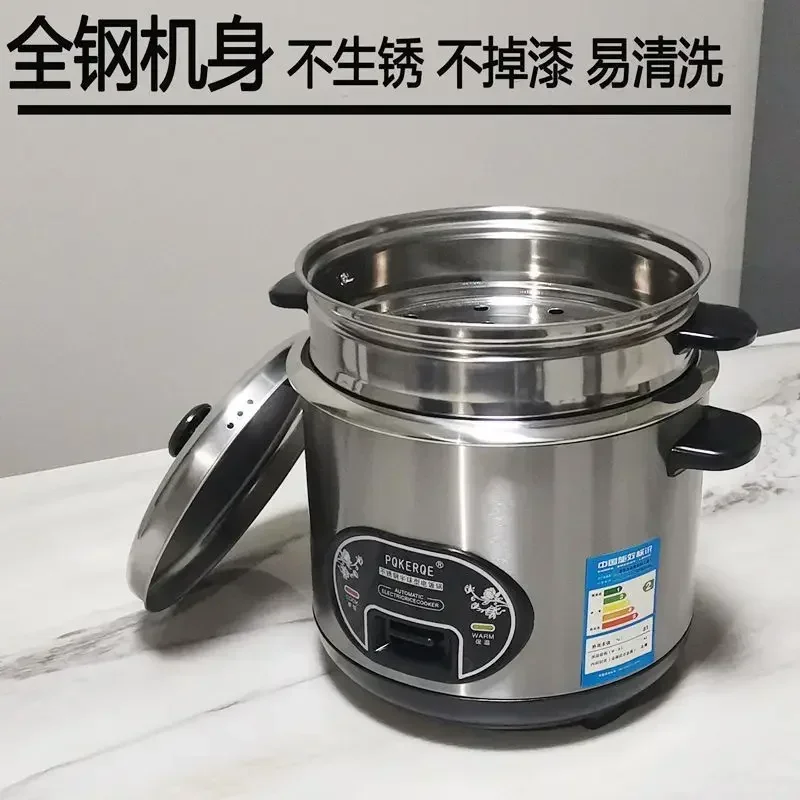 Description Picture 3 of item304 stainless steel hemispherical rice cooker household large capacity rice cooker for 3-4 people dormitory
