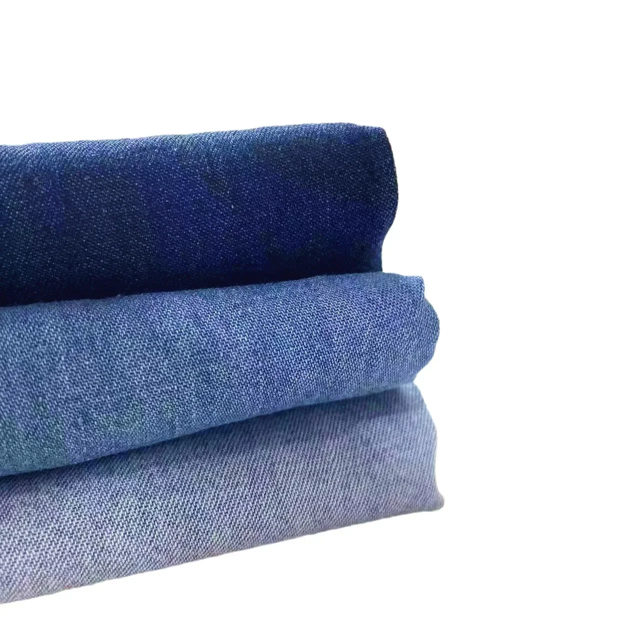 Lightweight Non-Stretch Cotton Denim Fabric 150g for Shirts Pants Summer Fashion Jeanswear Thin Cotton Material No Elastic