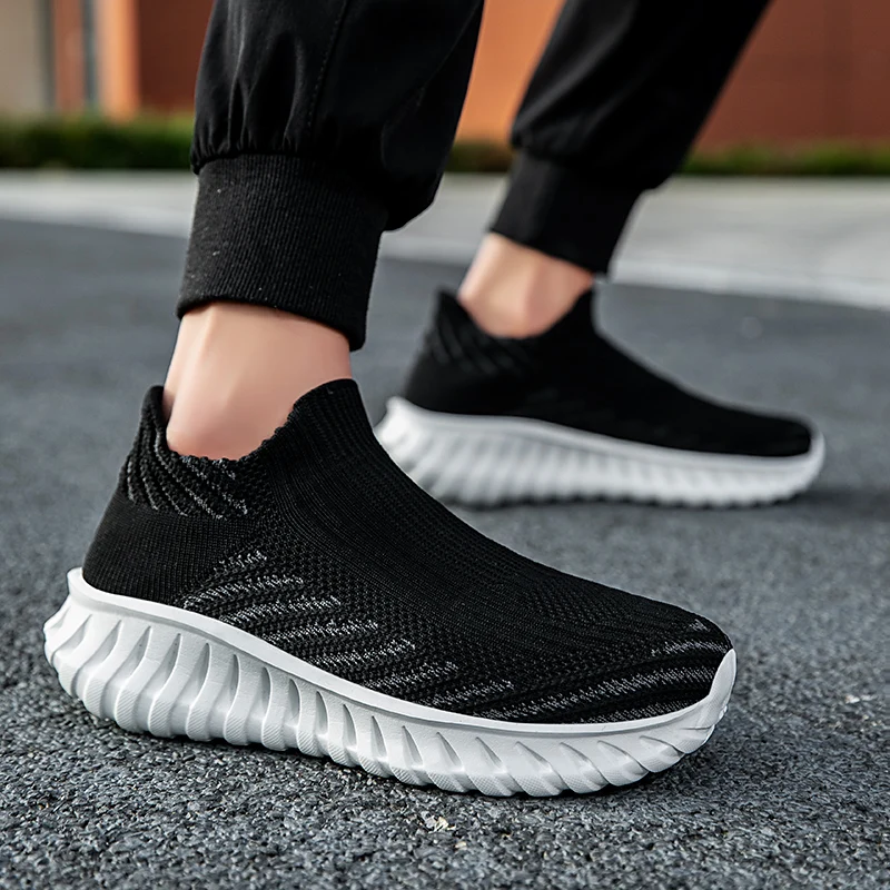 Men Sock Shoes Women Running Thick Sole Fashion Casual Sneakers Breathable Sport Shoes Couple Walking Fashion Sneakers Shoes, view 6