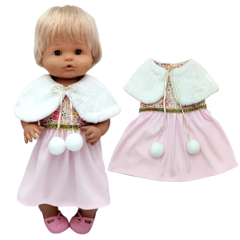 For 40 Cm Nenuco Doll Clothes 17 Inch Baby Doll Flower Shirt Pants Toys Clothing
