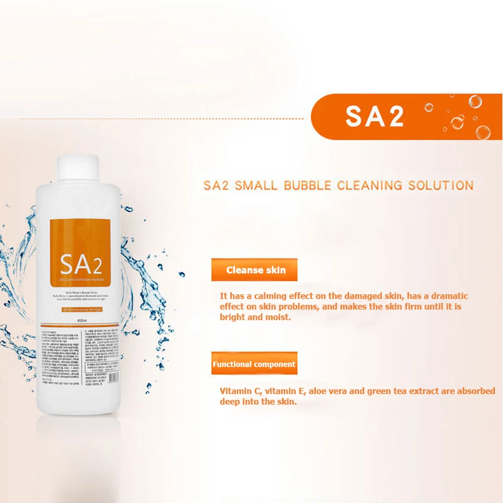 Aqua Peel Solution Skincare Liquid/Serum for Oxygen Jet Small Bubble Machine AS1/AO3/SA2 Solution Serum 400ml 3