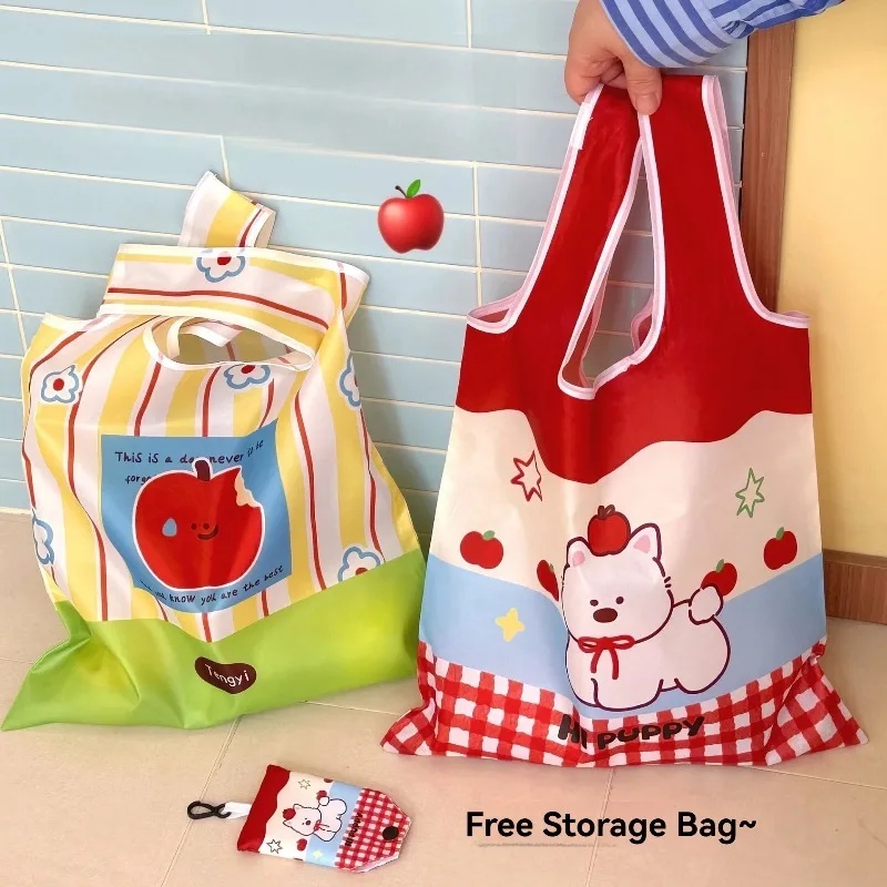 Eco-Friendly Foldable Tote Bag – Large Capacity, Portable, Reusable