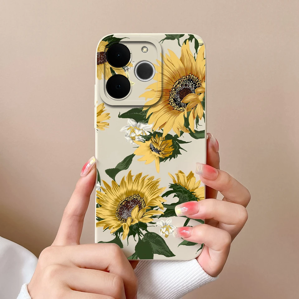 Rose Sunflower Lighthouse Fall Prevention Phone Case