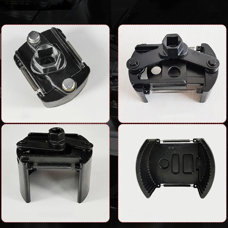 Adjustable oil filter wrench designed to remove filters without damaging the filter
