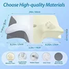 1pc Memory Foam Cervical Pillow Fast Rebound Memory Sleeping Pillows 2in1 Ergonomic Orthopedic Pillow for Neck Pain Neck Pillow 2
