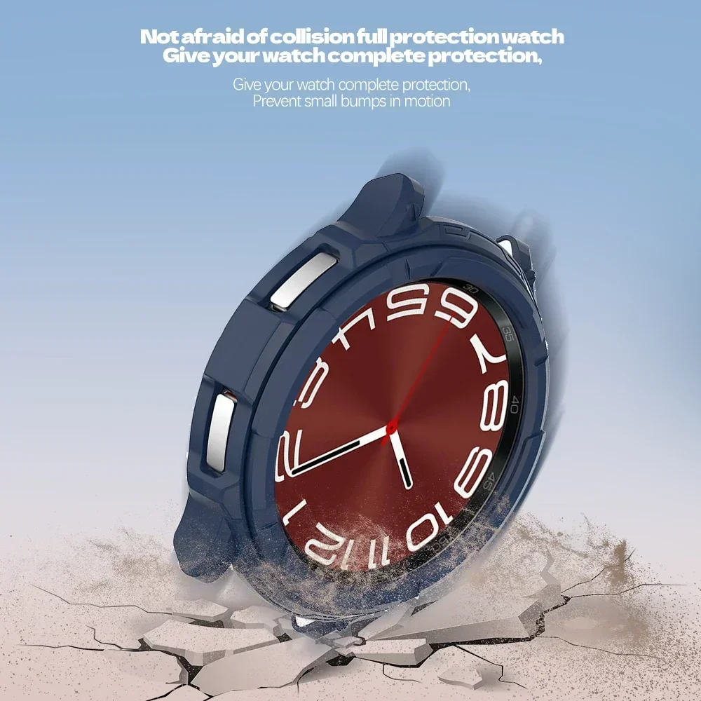 Premium TPU Protective Cover for Galaxy and Watch Classic Series - Hollow Mechanical Design
