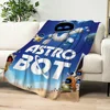 Game A-Astro bots Blanket Skin friendly comfort warm soft plush blanket suitable sofa living room office bedroom 5