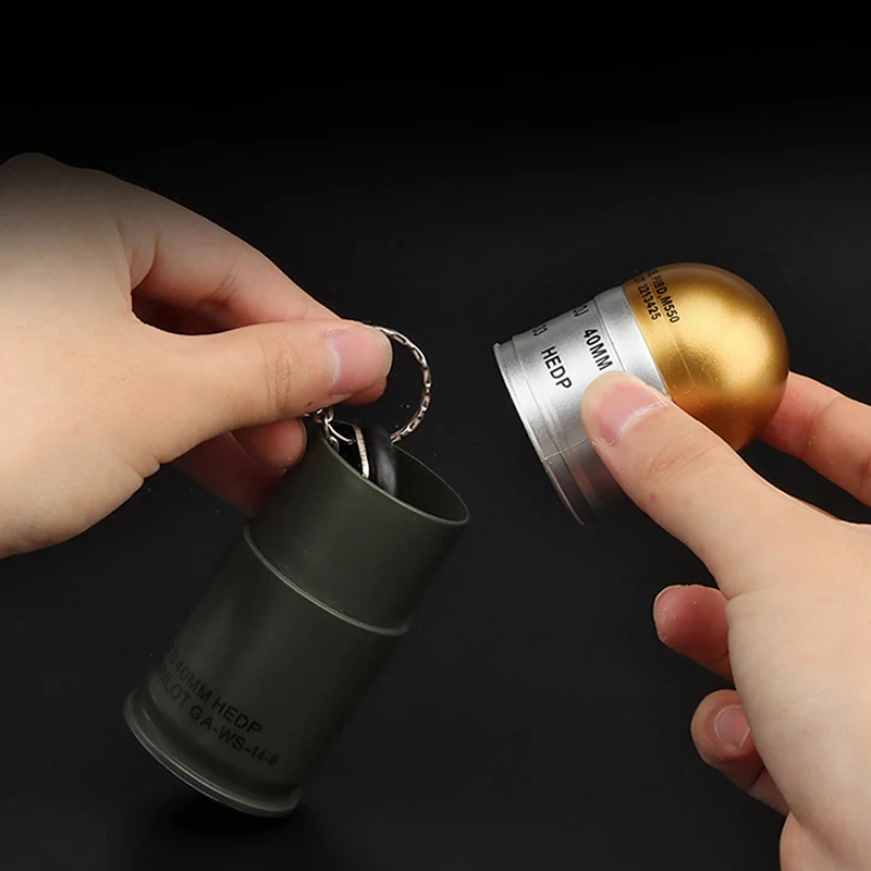 1pc M433 HEDP 40mm Cartridge Dummy Grenade Model Fan Collection Toy Gift Mini Storage Case Airsoft Display Decoration