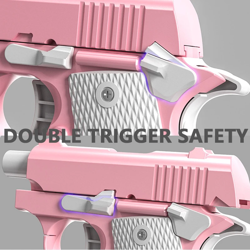Mini M1911 Gun Assemble Model Stress Relief Toy for Kids Adults Boys Birthday Gifts Building Block Detachable Decompression Toy