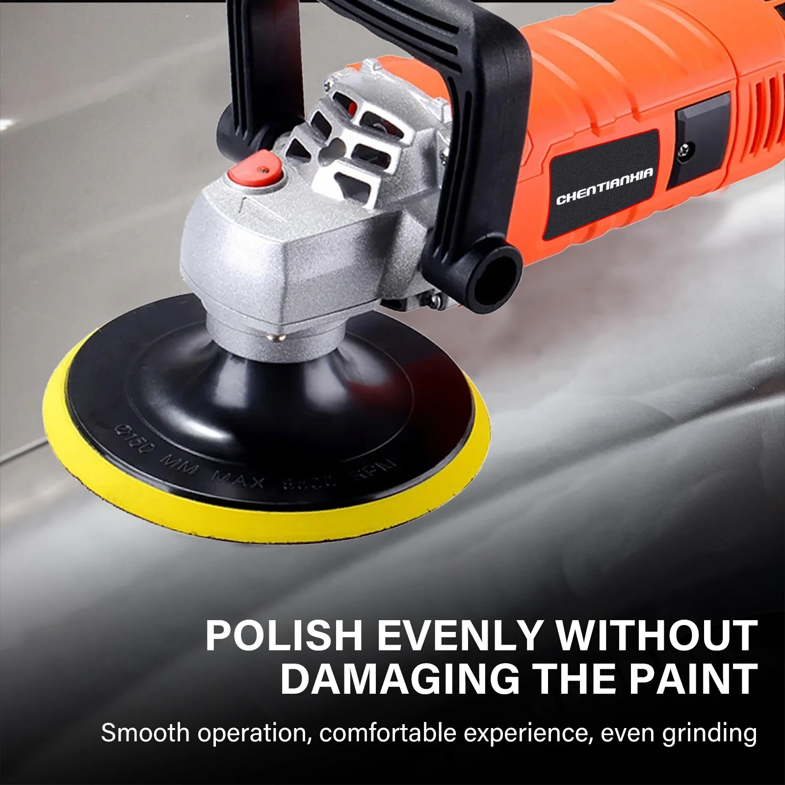 1580W Rotary Car Polishing Machine 7-Speed for Floor/Tile/Leather Polishing Buffer Polisher Car Polisher