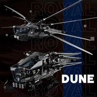 1369PCS Icons Technical Dune Atreides Royal Ornithopter Model Building Blocks MOC Creative Aircraft Bricks Toys For Kids Gifts 1