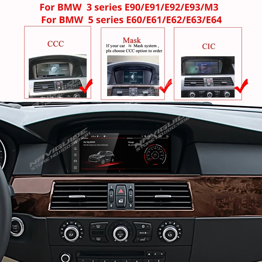 NAVIGUIDE  ī÷, BMW 3 ø E90, E91, E92, CCC, CIC  , 4 + 128G  FM, ȵ̵ ڵ Ƽ̵ ÷̾