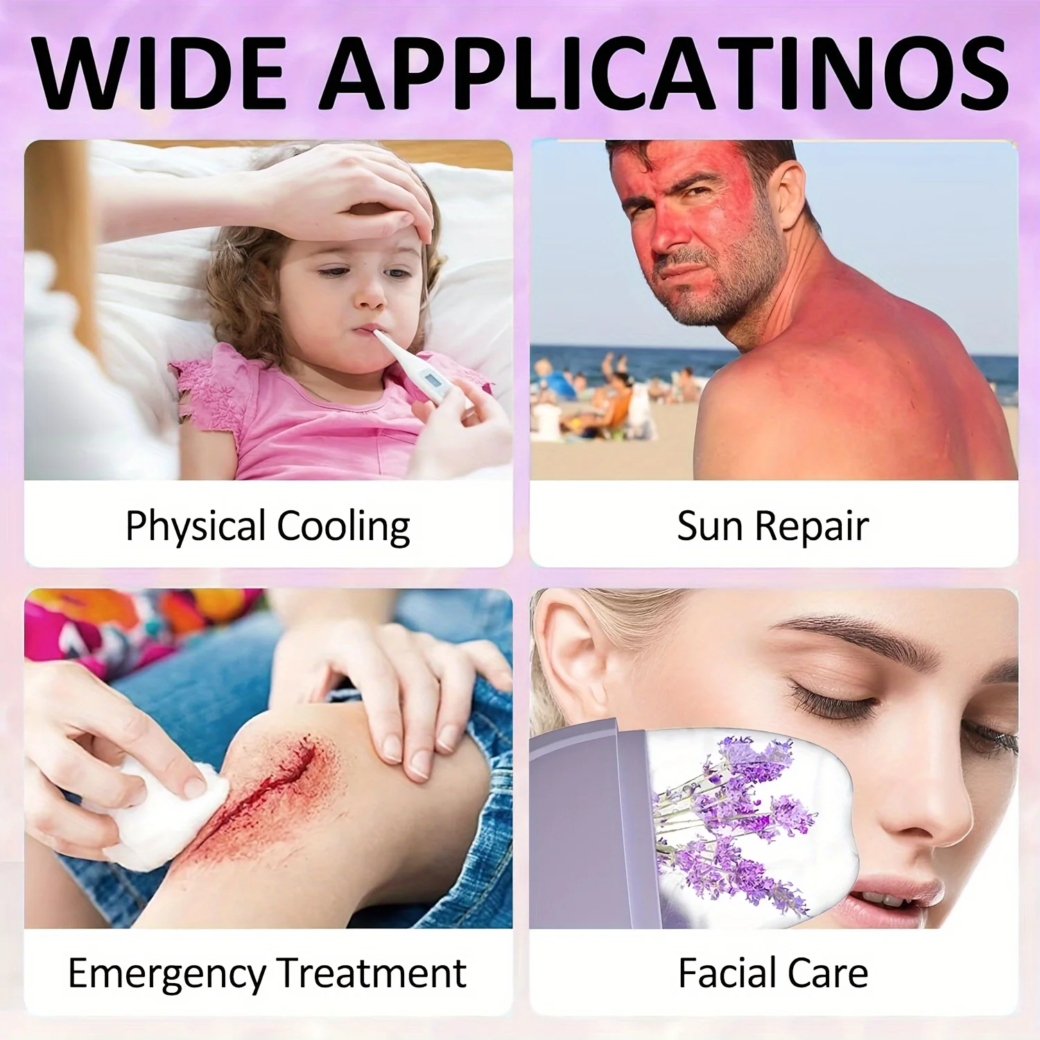 Ice Roller for Face Ice Cube Facial Roller Massager Reusable Silicone Face/Eyes/Neck Ice Mold for Skin Care Ideal Gift for Girls