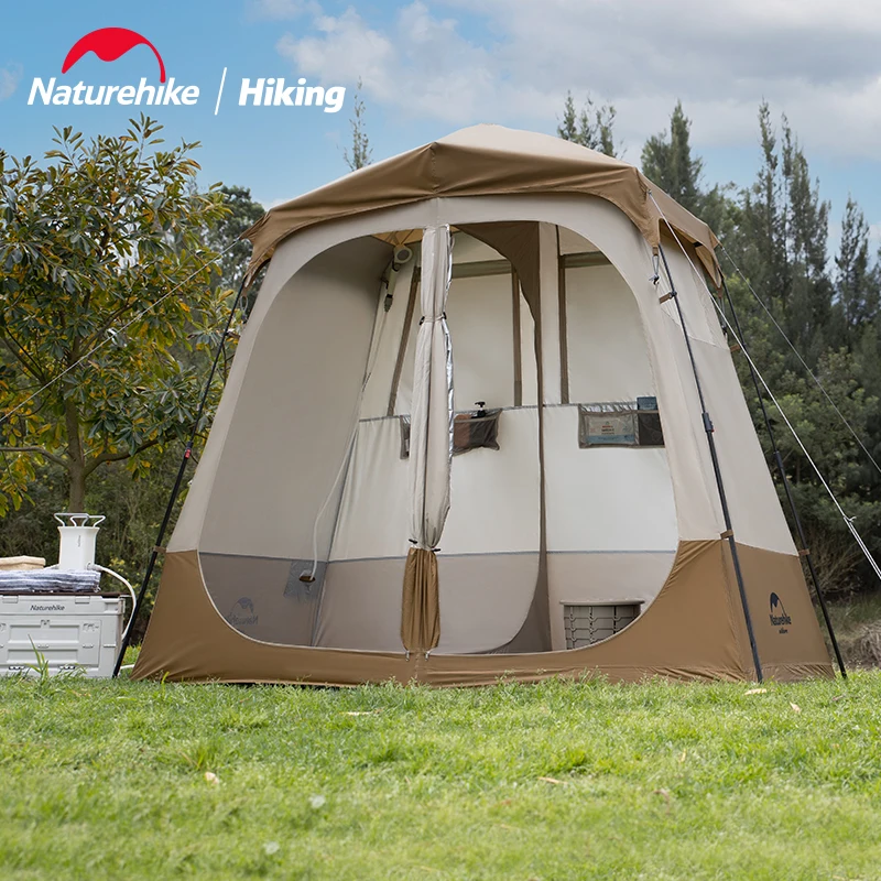 Naturehike Automatic Shower Tent Dry Wet Separation Outdoor Camping Travel Changing Room Shelter Mobile Toilet Bathroom Portable portable shower tent