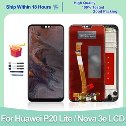Pour Huawei P20 Lite LCD Écran Tactile Pour Huawei Nova merveilleuse LCD ANE-LX1 Affichage Digitizer Assemblée Pièces De Rechange