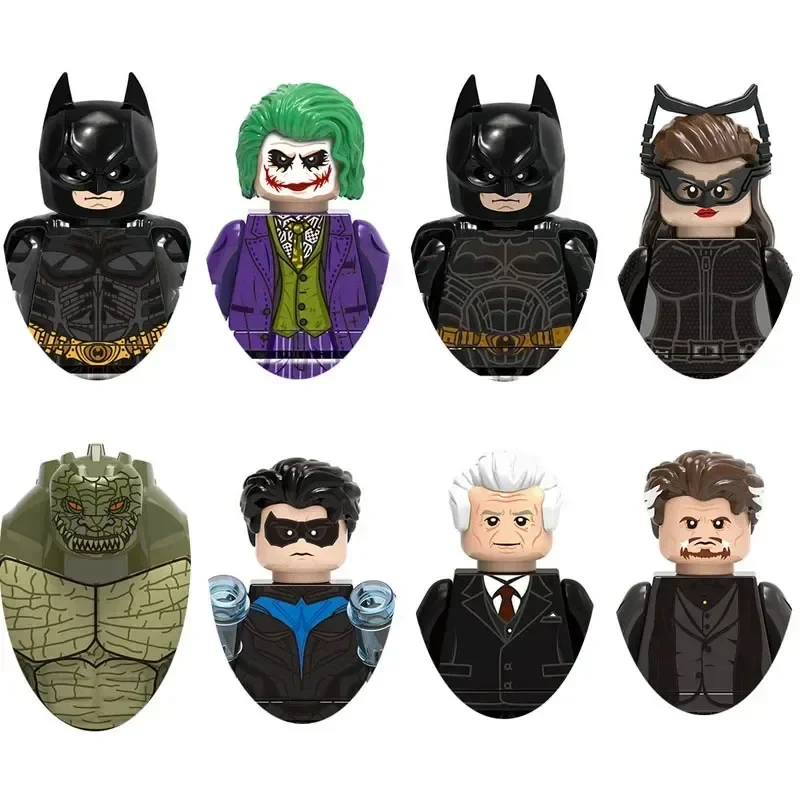 

X0341 XH1940 XH1941 XH1945 XH1947 Superhero Nightwing Killer Croc Blocks Cartoon Character Building Block Boy Birthday Present