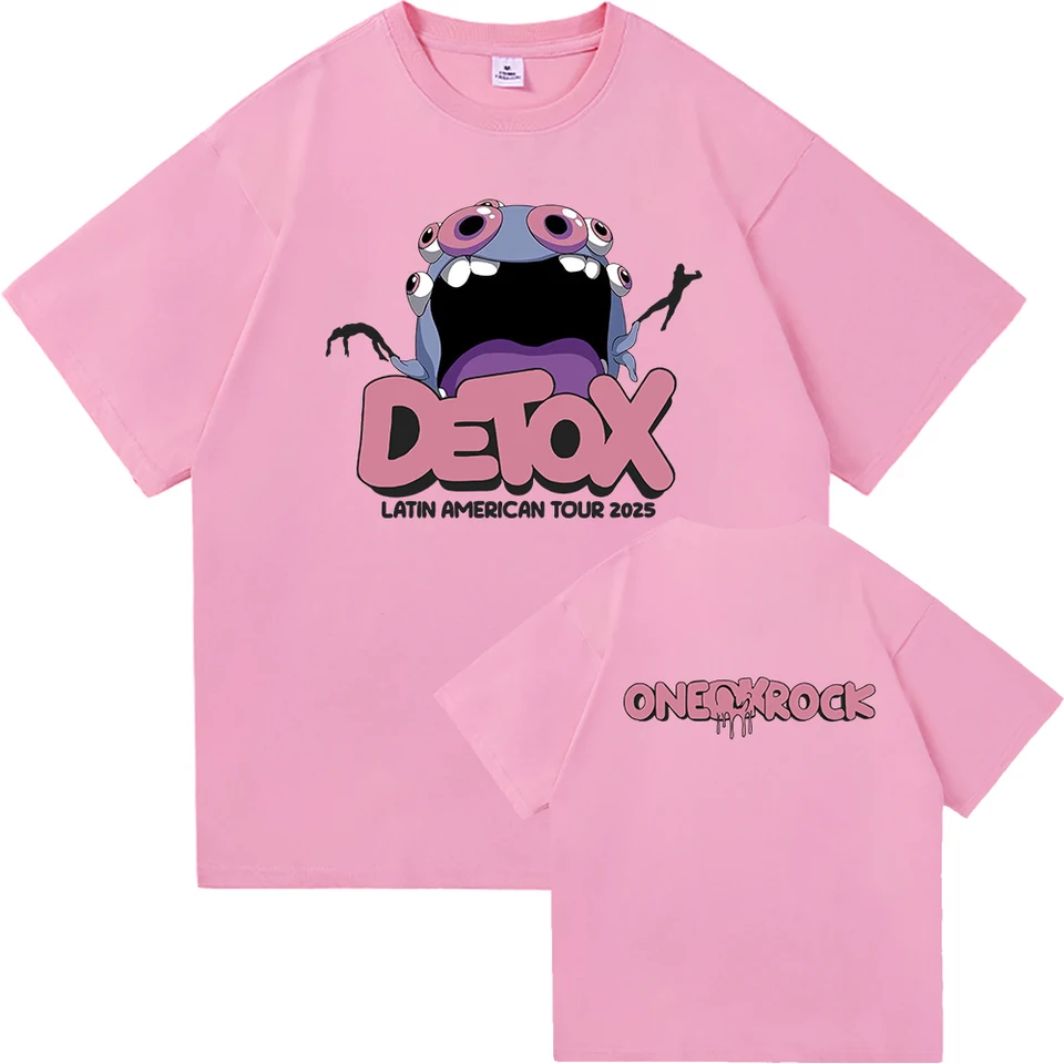 One Ok Rock DETOX Tour 2025 TShirt Fashion Men/women