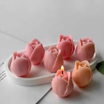 3D Tulip Candle Mold 1