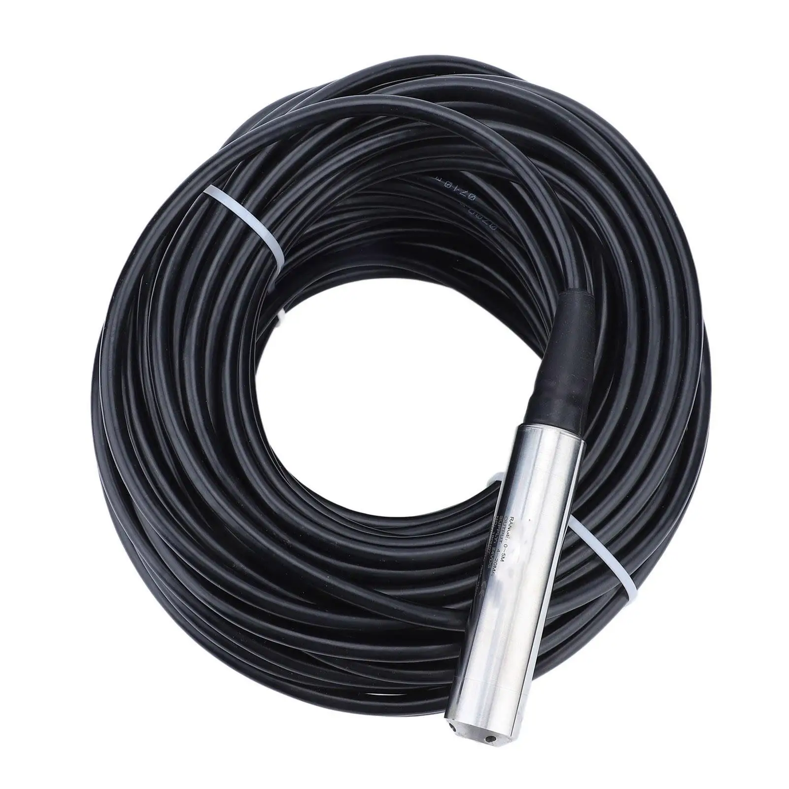 High Precision 4-20mA Liquid Level Sensor-Stainless Steel Water Level Transmitter with 33m Waterproof Cable for Reservoirs