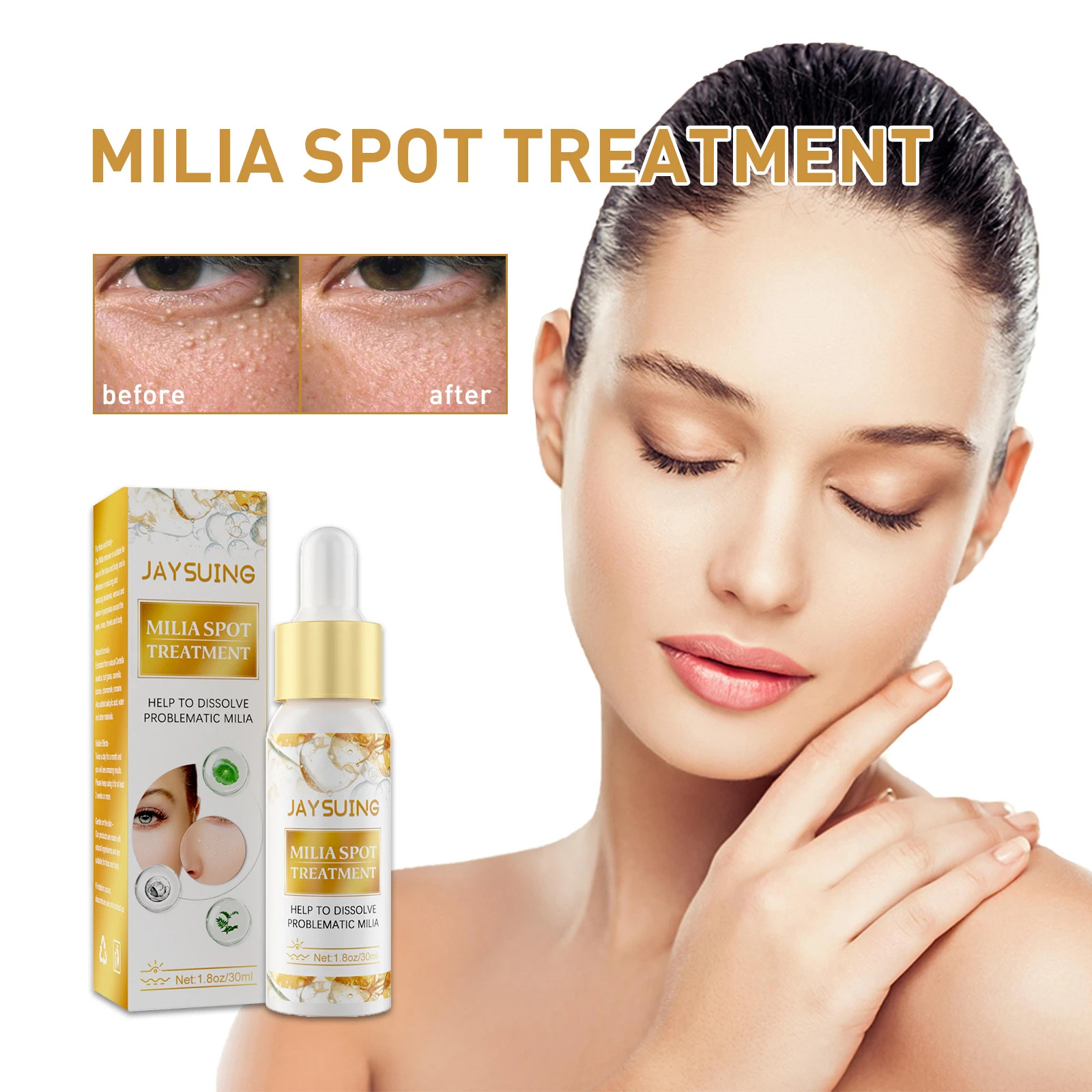 Remove Fat Granule Firming Eye Serum Milia Spot Treatment Anti