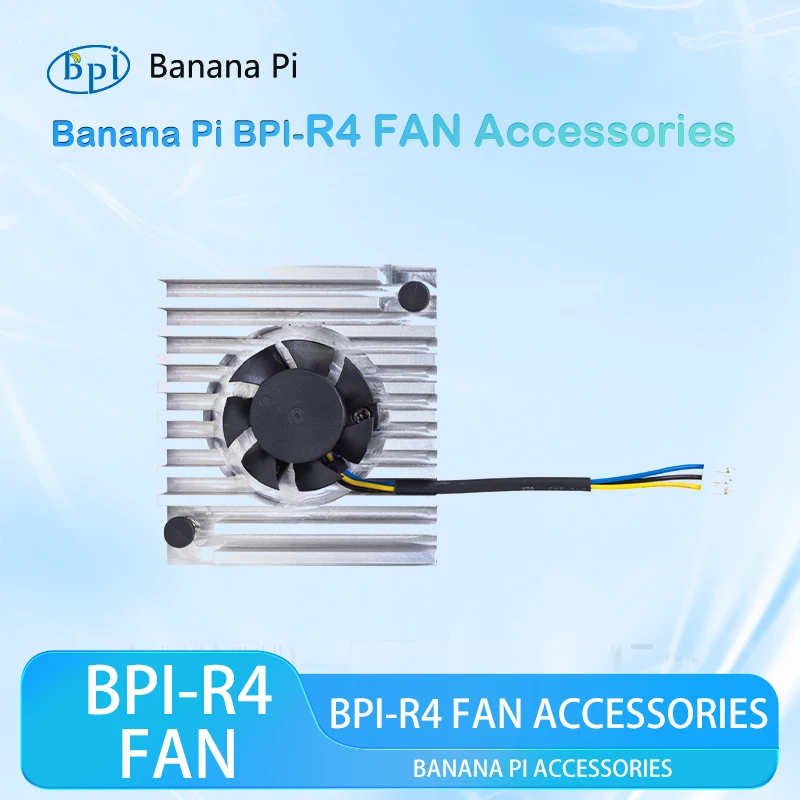 Banana Pi BPI-R4 Heat Sink Applicable to BPI-R4 and BPI-F3 Routing Board Fan Accessories chipset cooler