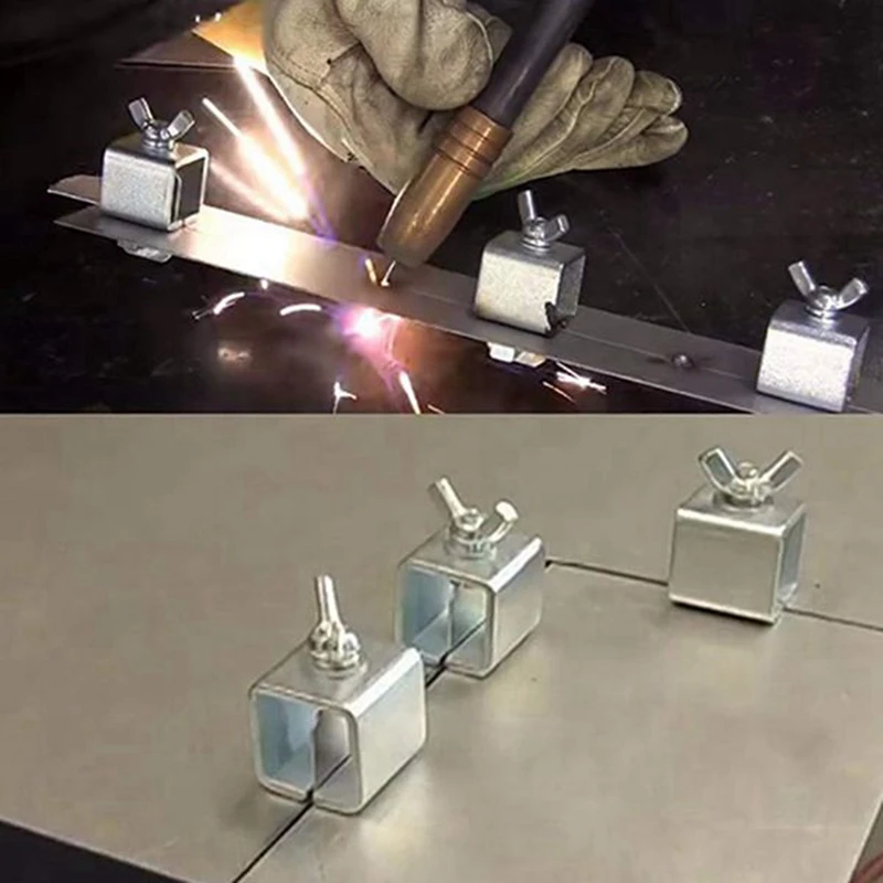 8 Piece Butt Weld Clamps,Small Weld Clamps,Welding Butterfly Clamps,Automatic Body Panel Clamps For Edge-To-Edge Welding