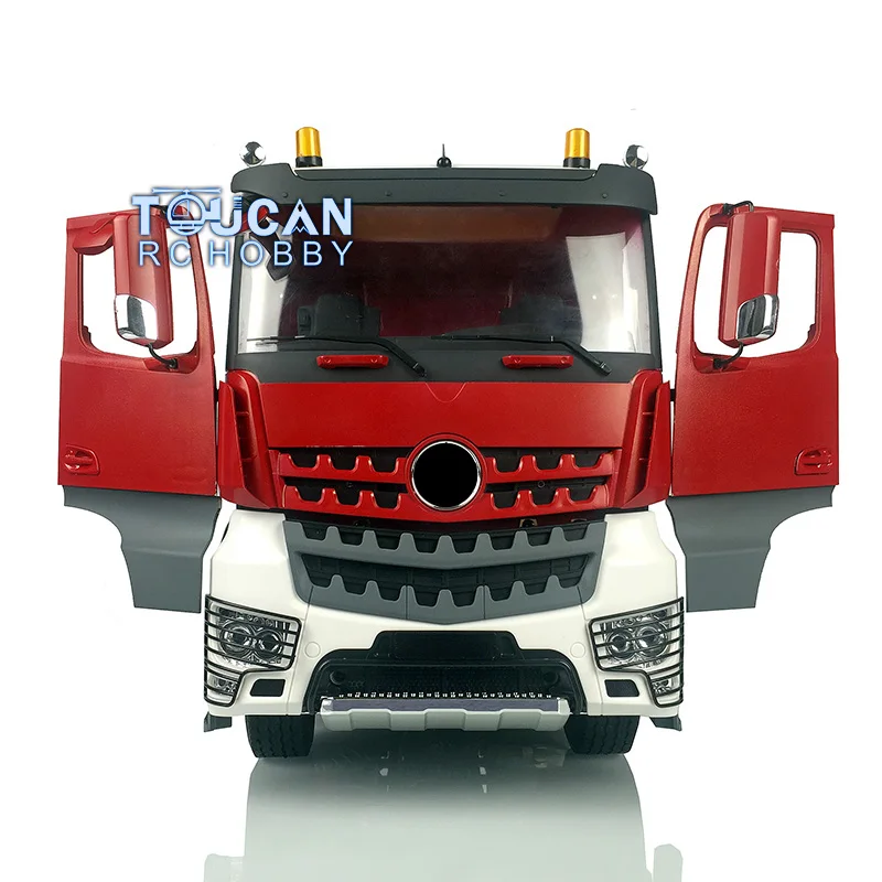 1/14 8*8 LESU 3Speed RC Kit Metal Chassis Rack Painting Cabin Tractor Truck W/ Servo Motor W/O Light Sound Battery Radio ESC 3