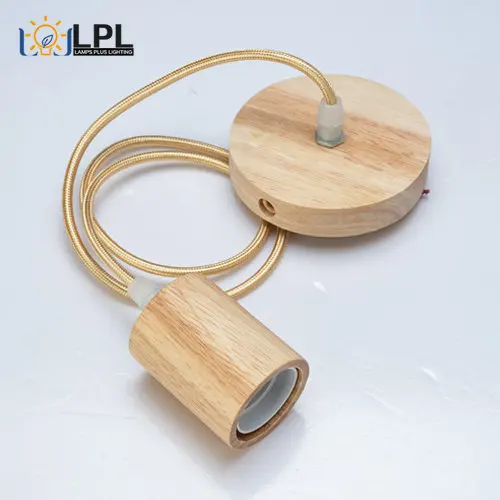 Luces colgantes De madera para Loft, lámpara colgante De 1 piezas con personalidad para dormitorio, cocina, cafetería y Bar