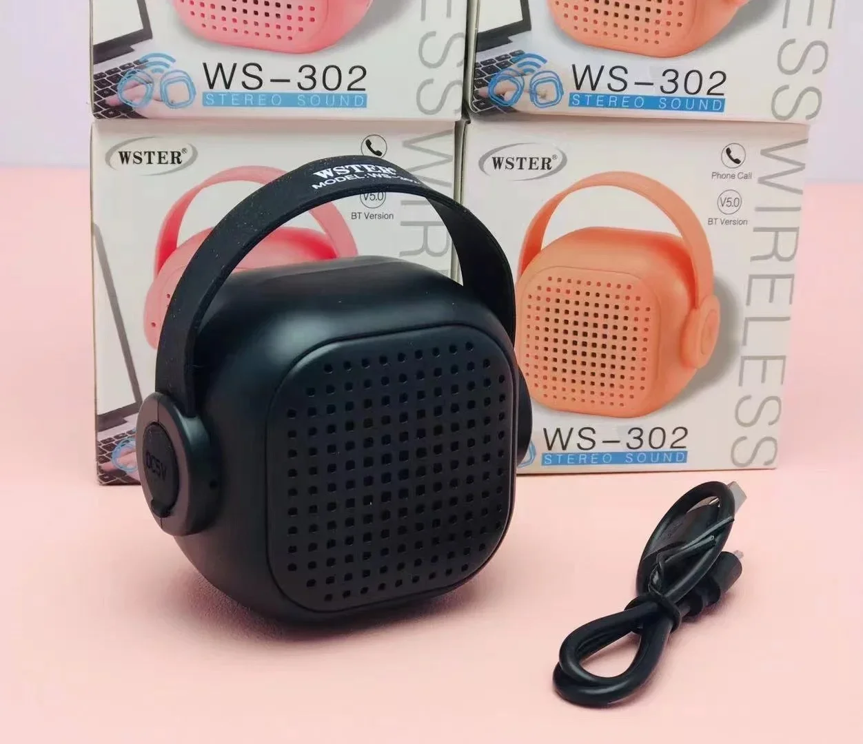 WS302 Speaker Support FM RADIO WSTER Subwoofers Wireless
