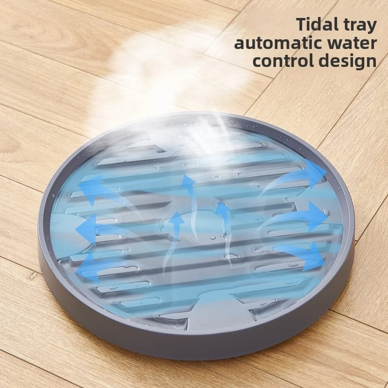 ABS Thicken Flowerpot Tray Bottom Pad Plastic Stable Universal Mobile Tray Universal Wheel Bottom Support Flowerpot Base Garden