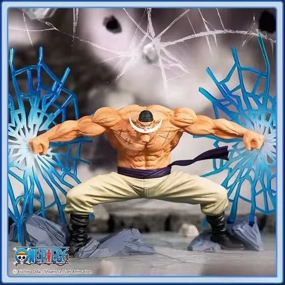 

12cm One Piece Edward Newgate Anime Figurine Four Emperors Sofa Whitebeard Manga Statue PVC Action Figure Collectible Model Toys