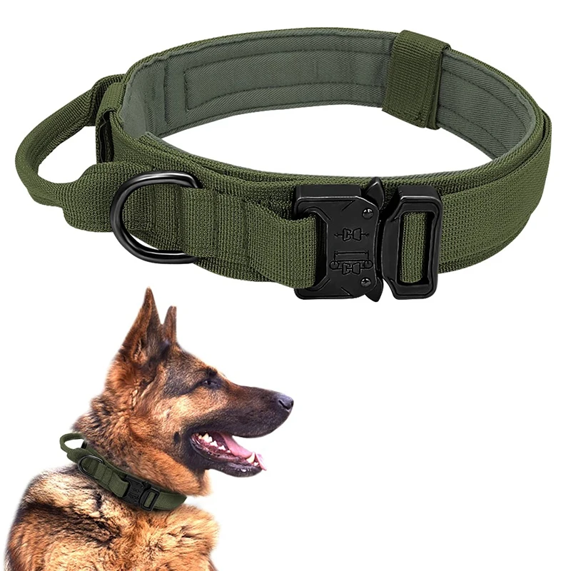 Tactical Collar Large Dogs Dogs Accessories Pet Accessories
