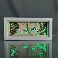 Paper Cut Out Anime Led Light Box Dr Stone Desk Light for Bedroom Decoration Child Birthday Gift Manga Table Lamps Lightbox 1