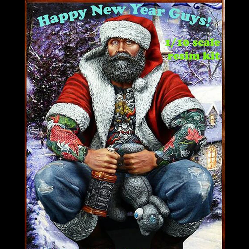 

Фигурка модели из смолы GK 1/10, современные новогодние ребята! Бюст Смола солдат фотоэлемент в сборе